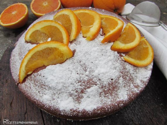 torta di arance senza latte e burro