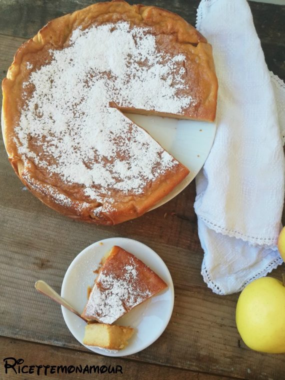 Torta di mele al cucchiaio